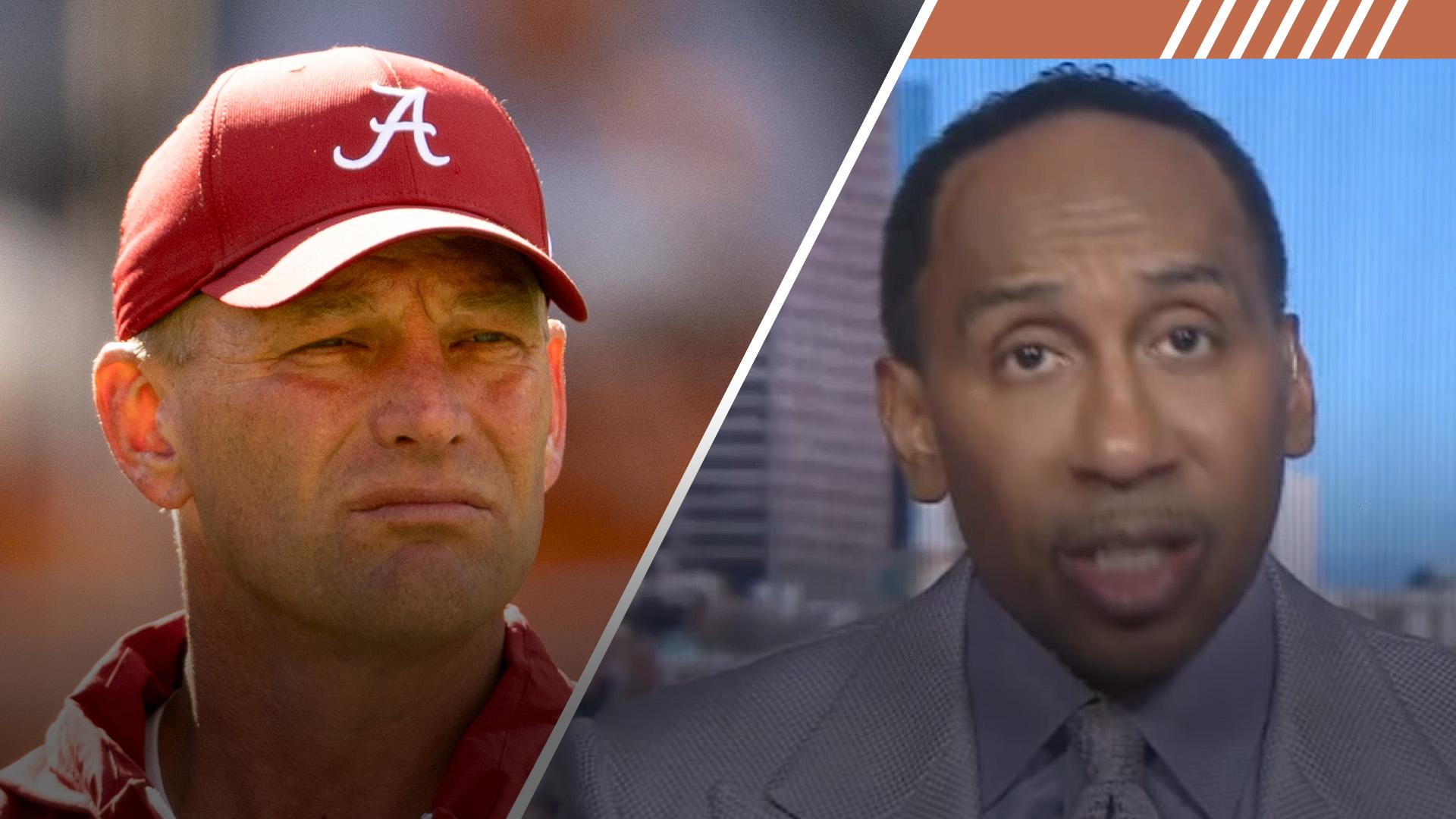 Stephen A. voices disgust with Bama: Kalen DeBoer is no Nick Saban