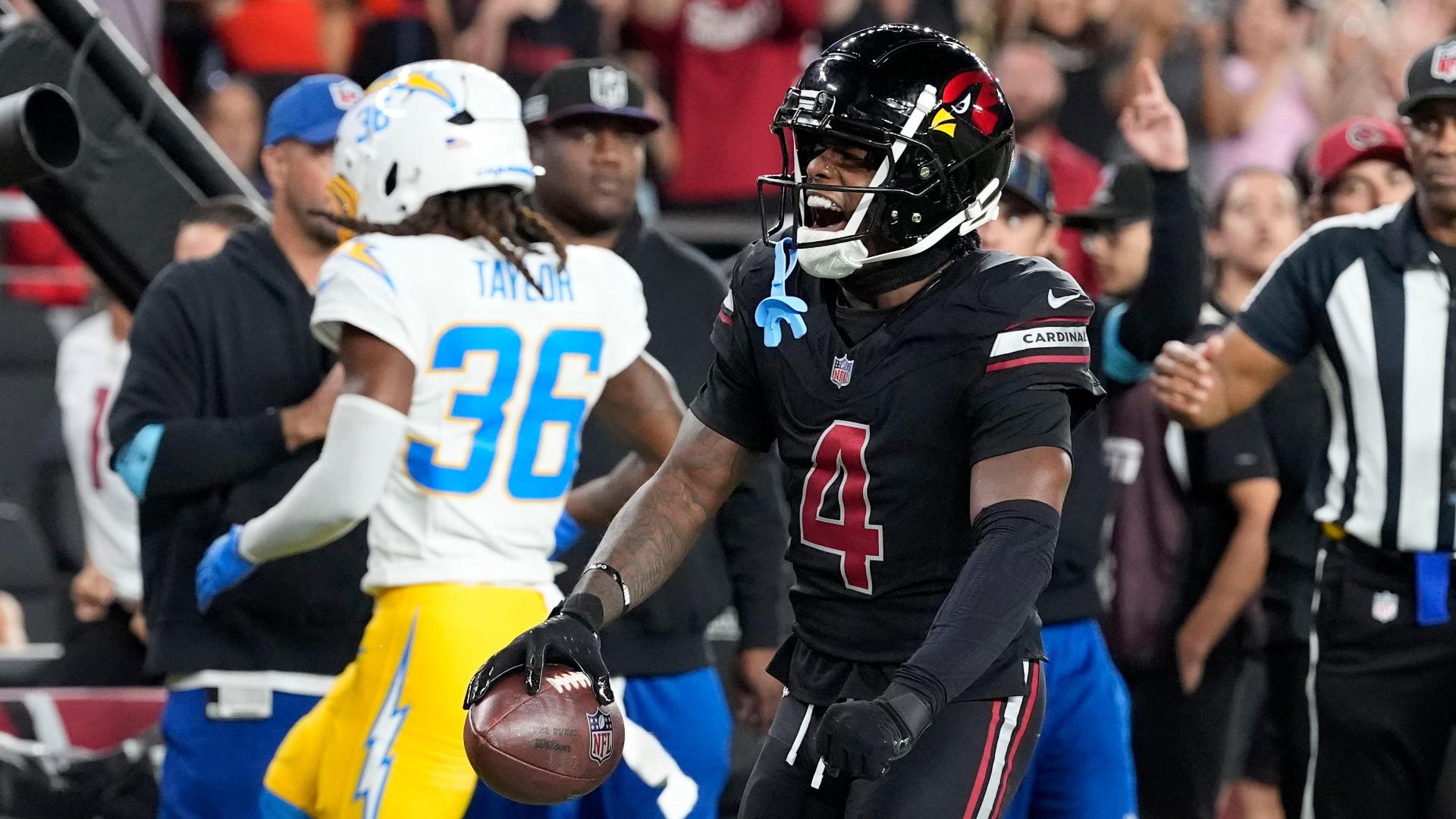 Greg Dortch hauls in a TD for Cardinals