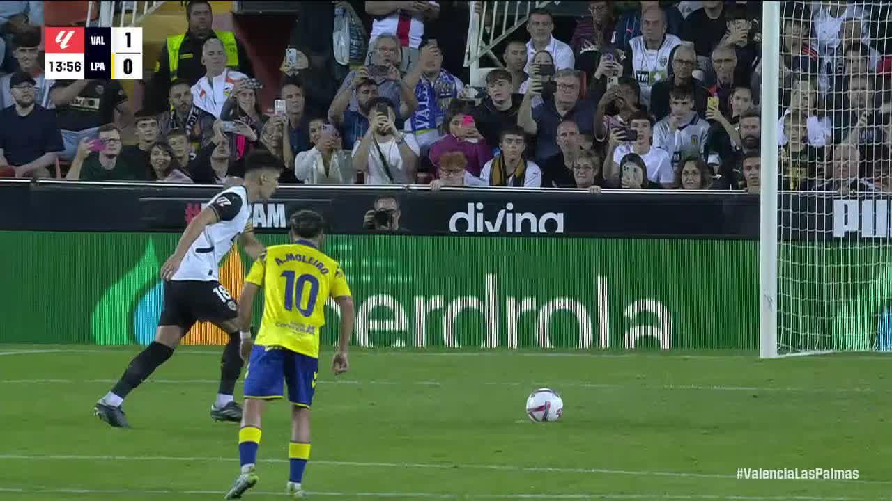 Pepelu slots home Penalty Goals vs. Las Palmas