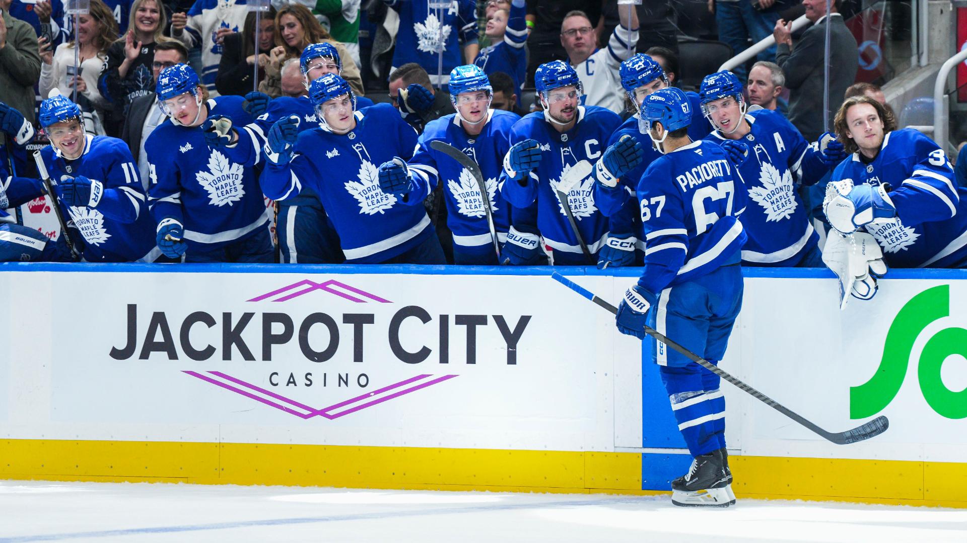 Max Pacioretty fires it in from distance for Maple Leafs goal