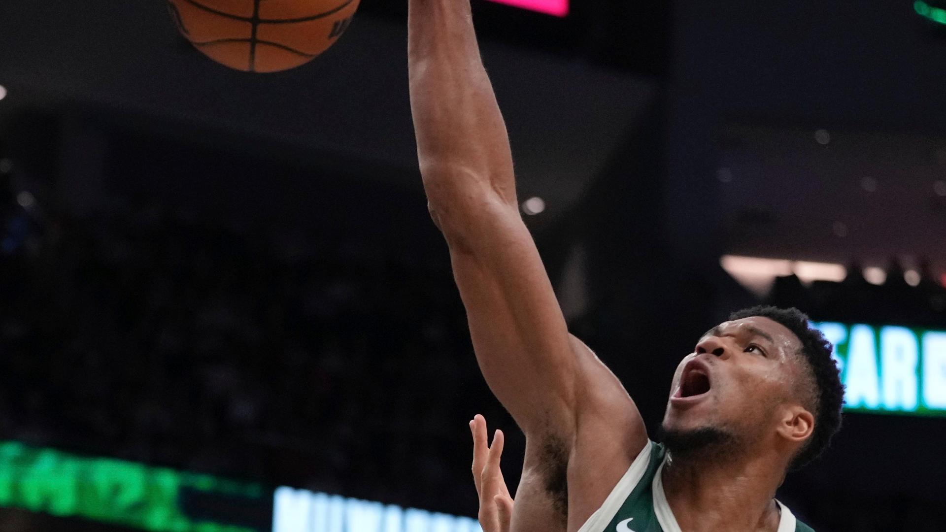 Giannis posterizes Nikola Vucevic with nasty slam