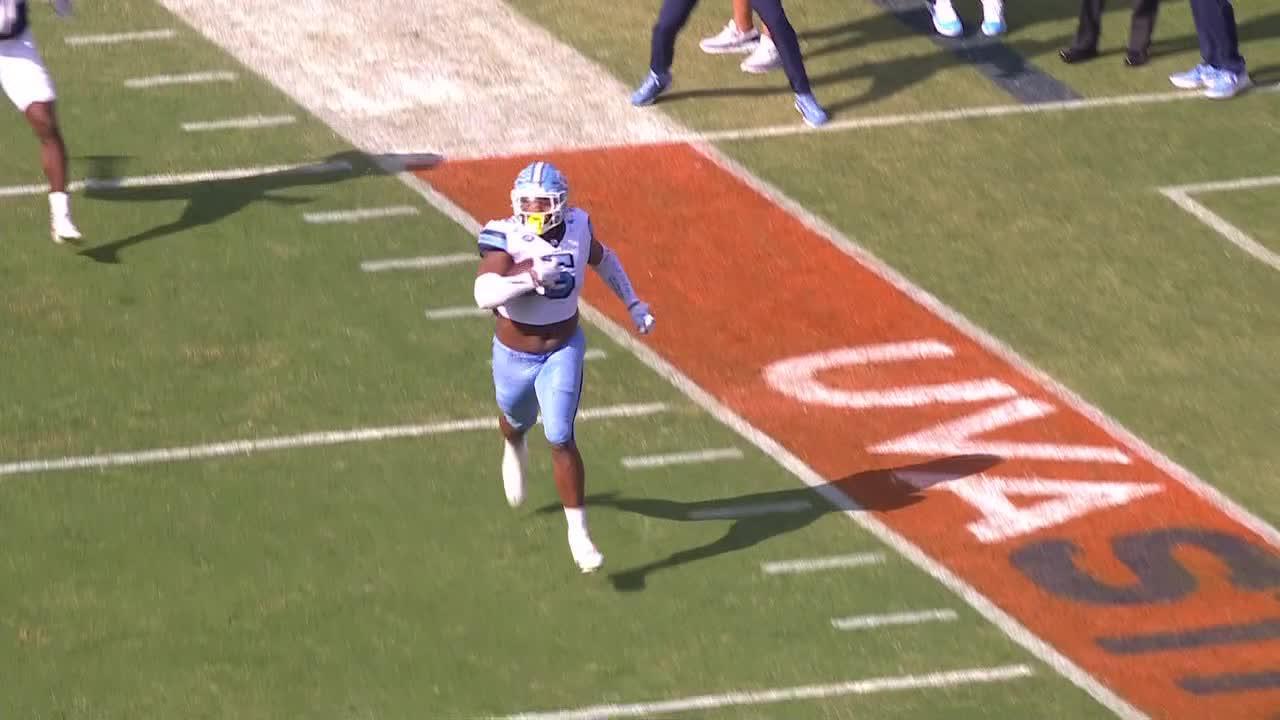 UNC DL makes ridiculous 84-yard pick six