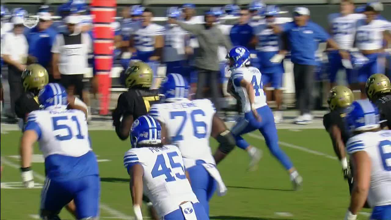 BYU runs fake FG to perfection as kicker gets 1st down