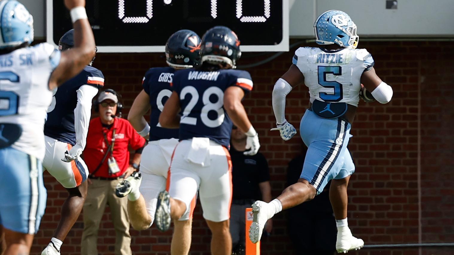 UNC DL makes ridiculous 84-yard pick six