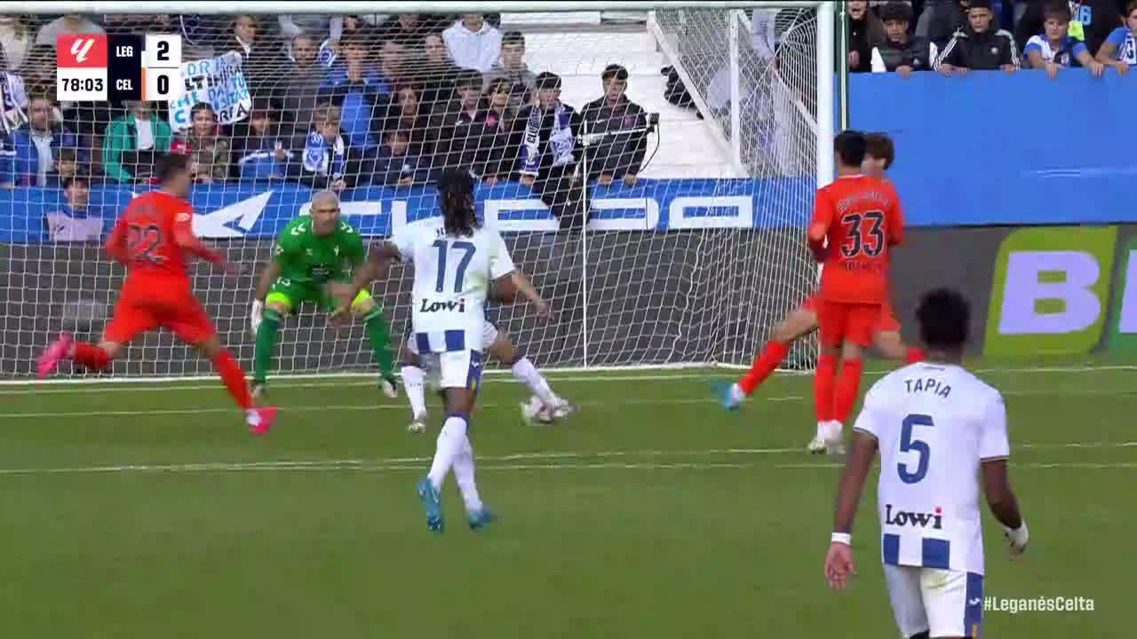 Darko Brasanac finds the back of the net for Leganés