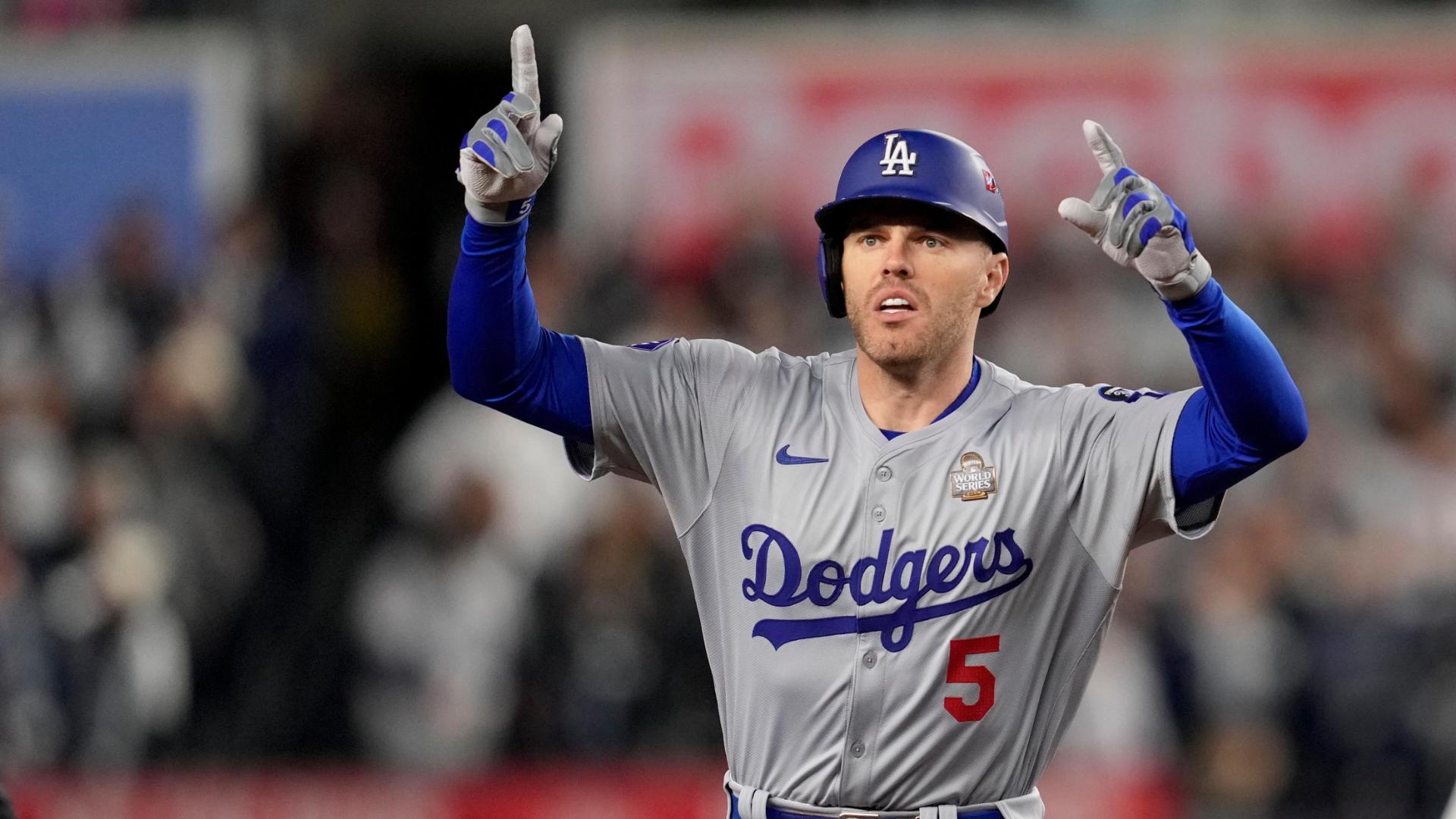 Freddie Freeman's 3rd HR of World Series puts Dodgers ahead in 1st