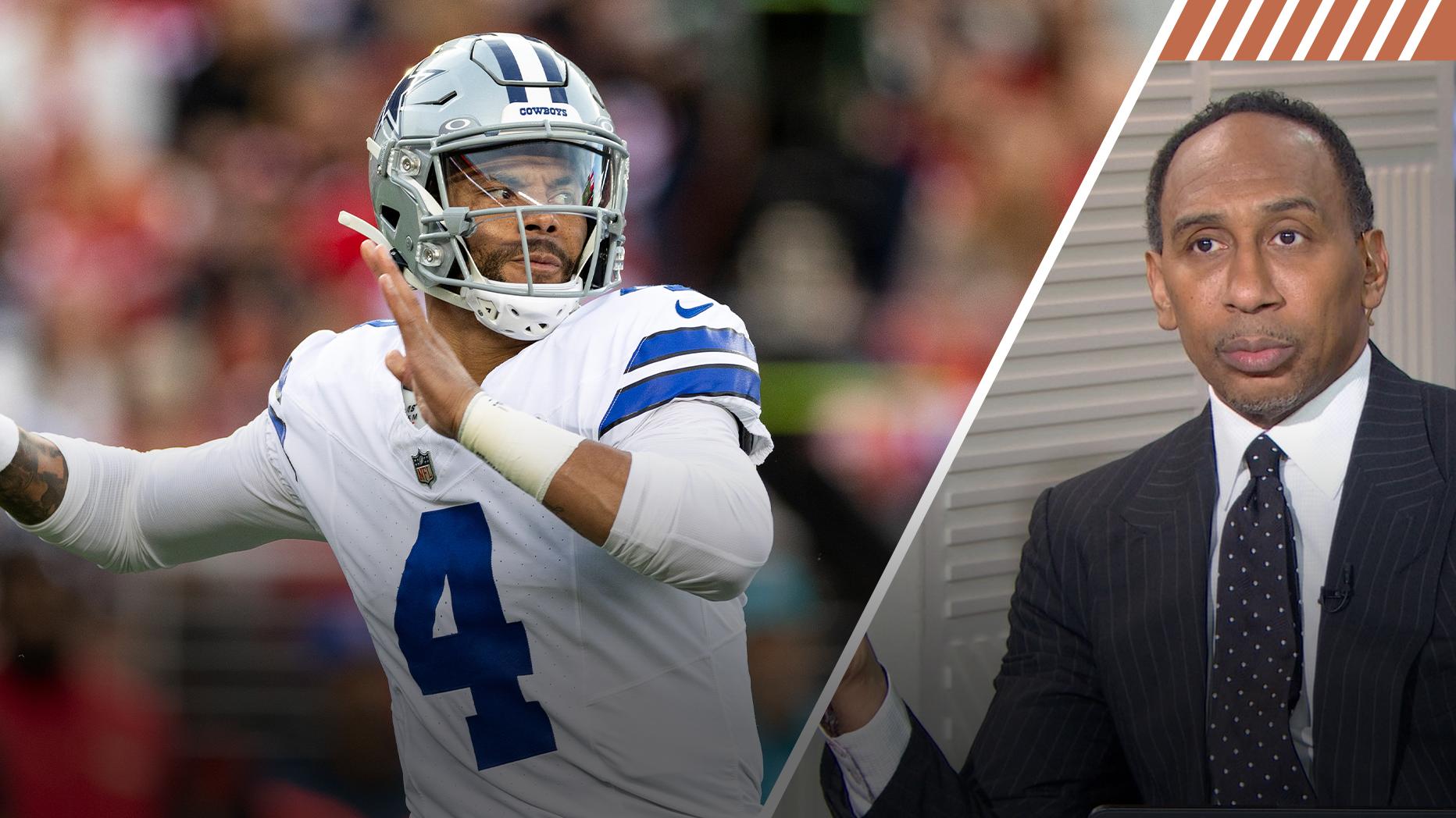 Stephen A. not having Foxworth's criticism of his take on Dak Prescott