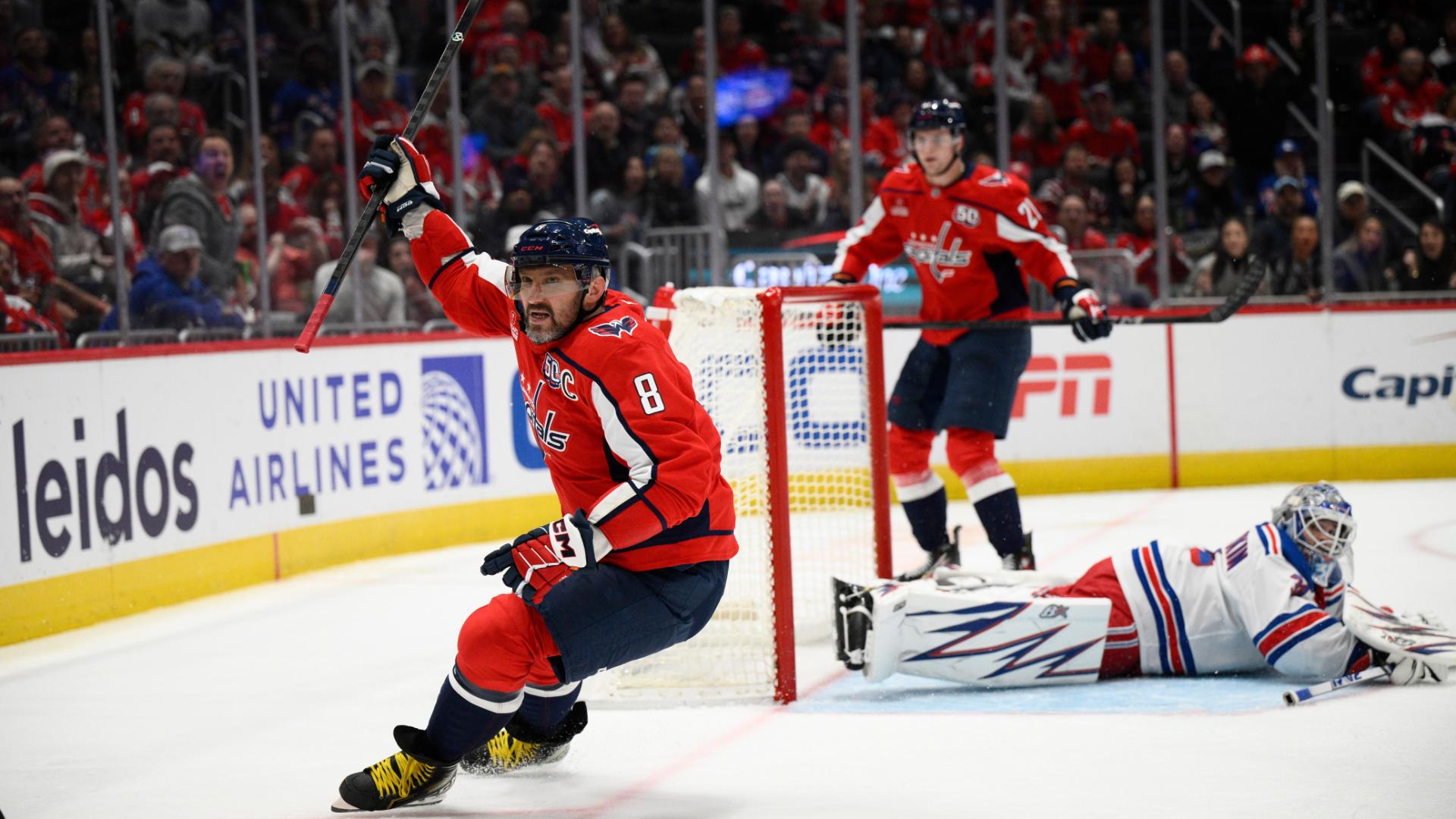 Alex Ovechkin's 857th goal puts Capitals back on top