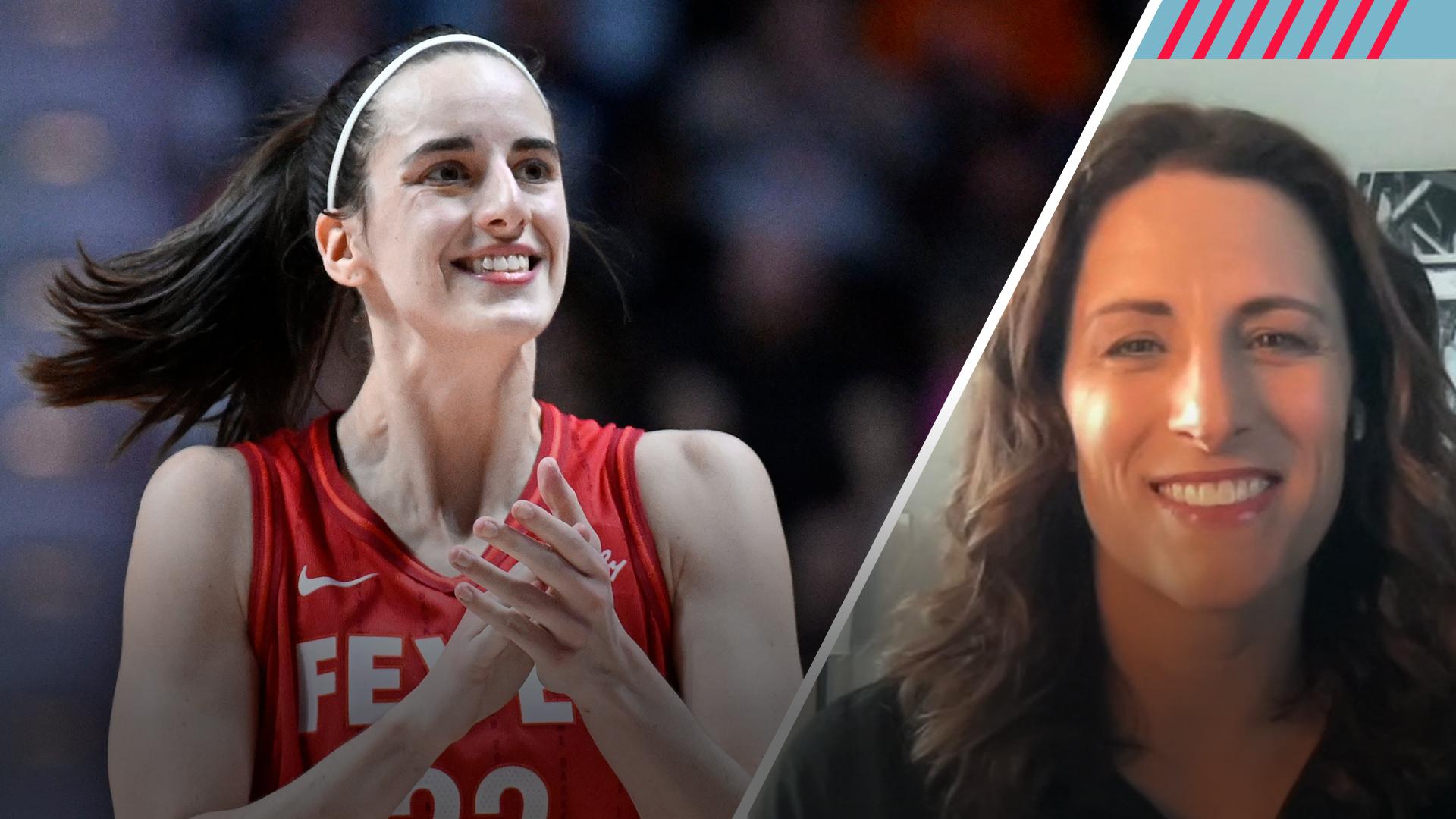 Stephanie White excited about coaching Caitlin Clark