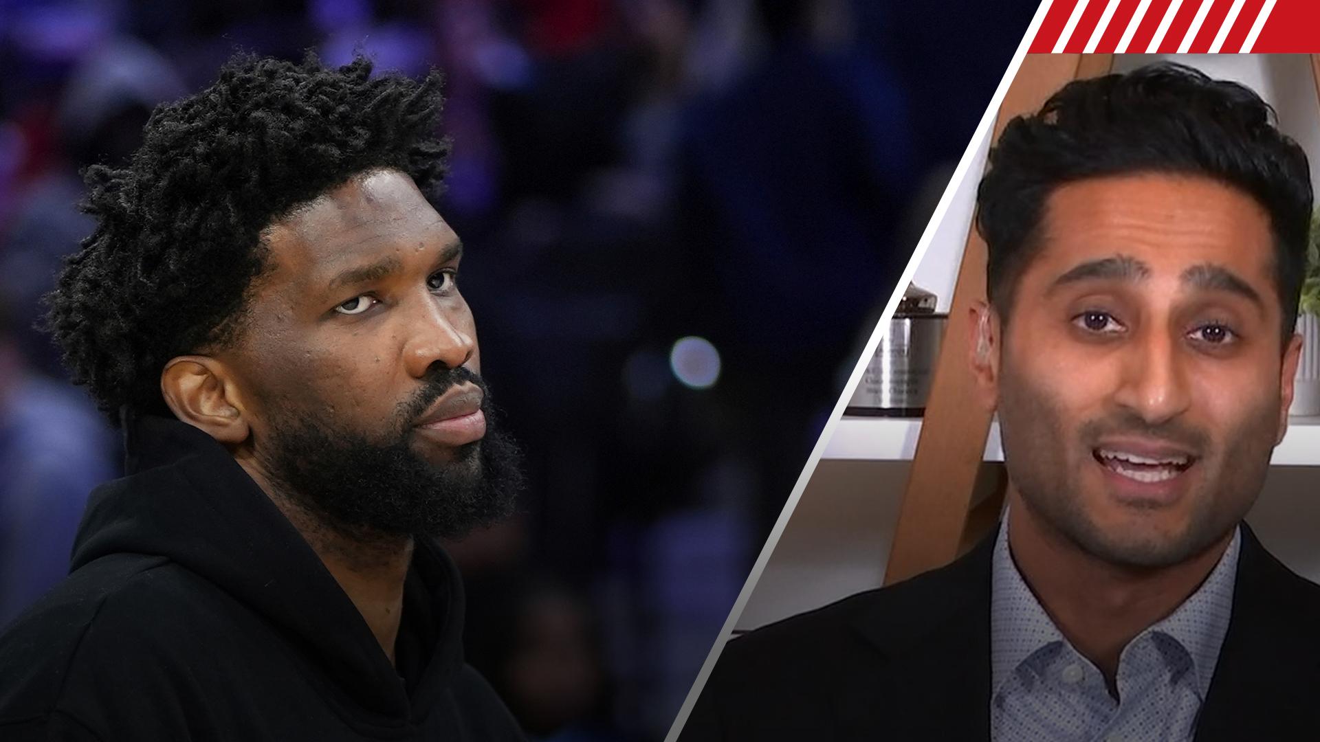 Shams reports on Joel Embiid's altercation with columnist