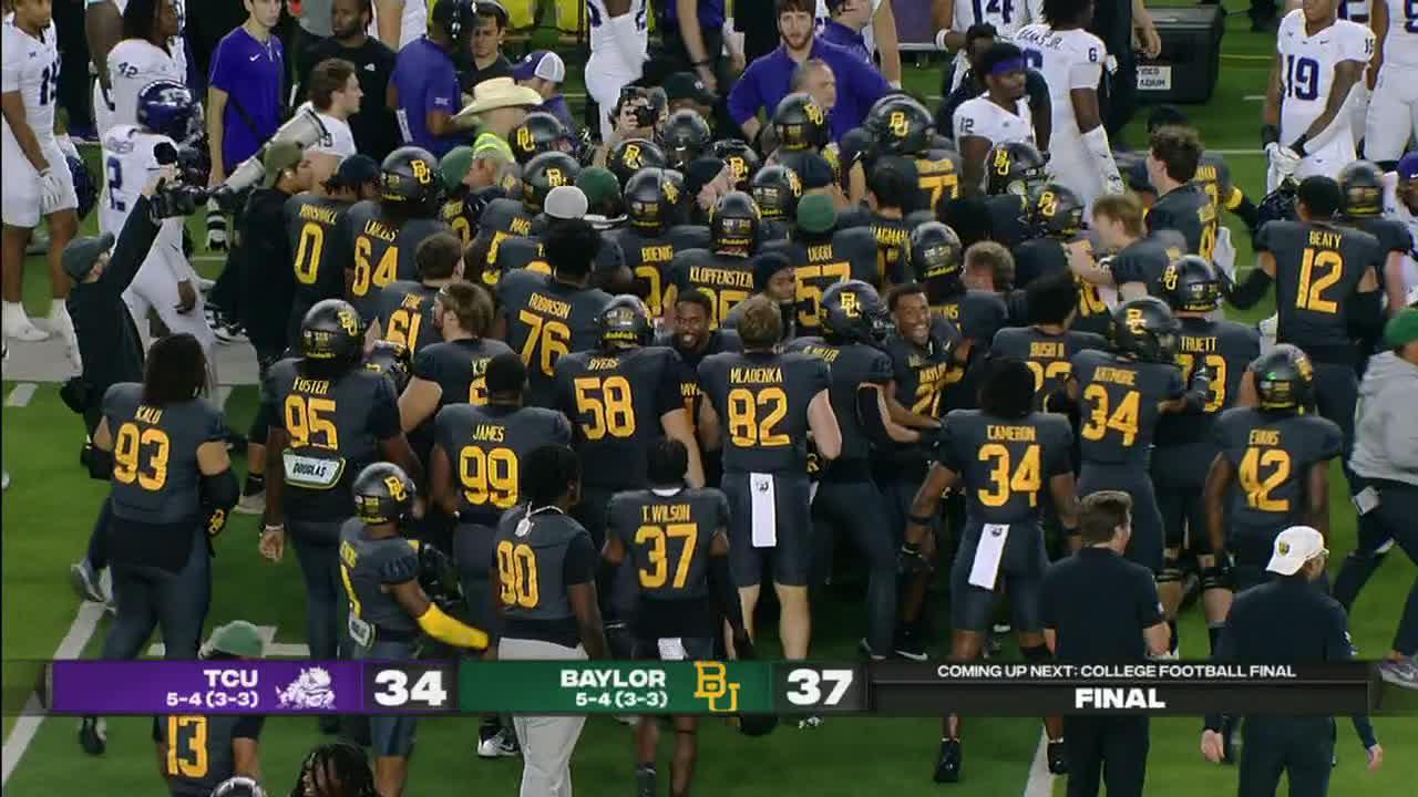 Baylor kicks game-winning FG as time expires to upend TCU