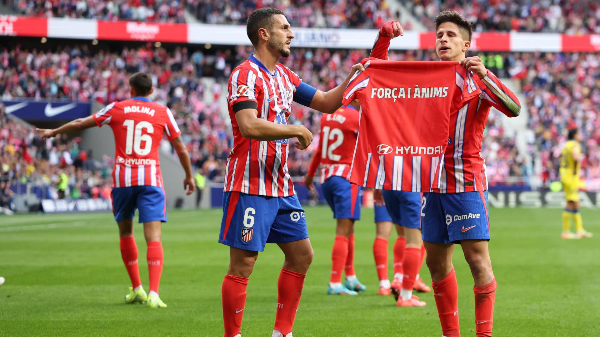 Atletico Madrid up to third after Las Palmas win