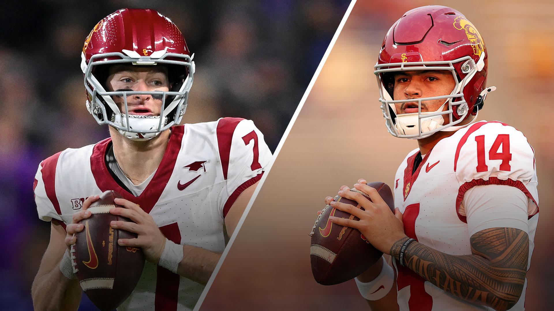 The numbers behind USC's QB switch