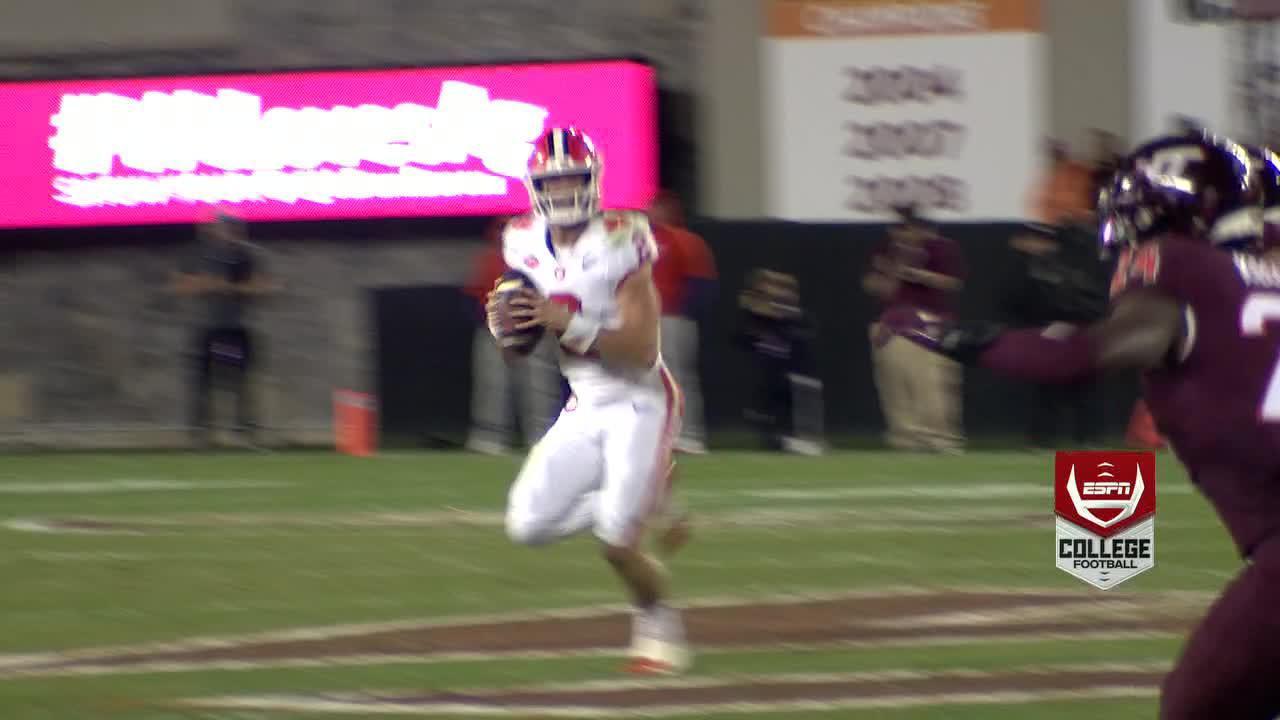 'What a time to be alive!' Clemson's Cade Klubnik works magic for a TD pass