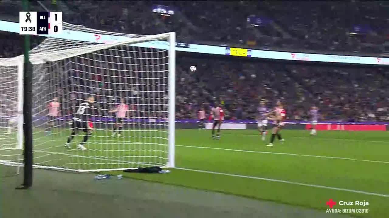 Raúl Moro finds the back of the net for Real Valladolid