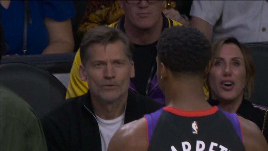 RJ Barrett spies Jaime Lannister actor in crowd