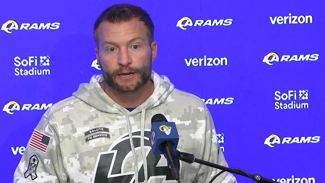 Sean McVay addresses Rams' sloppy play