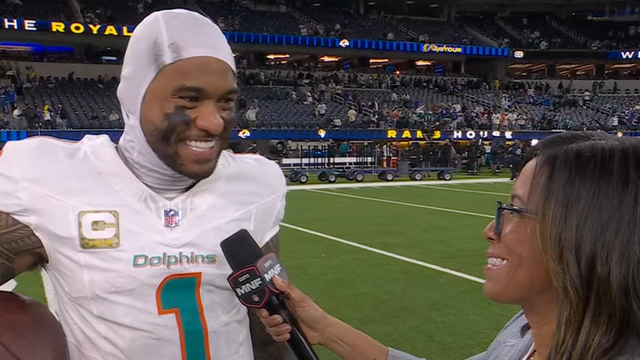 Tua on Dolphins' playoff hopes: 'I love our chances'