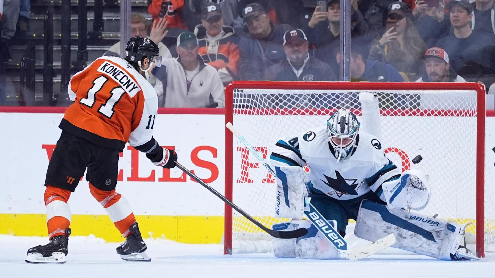 Matvei Michkov, Travis Konecny seal shootout win for Philly