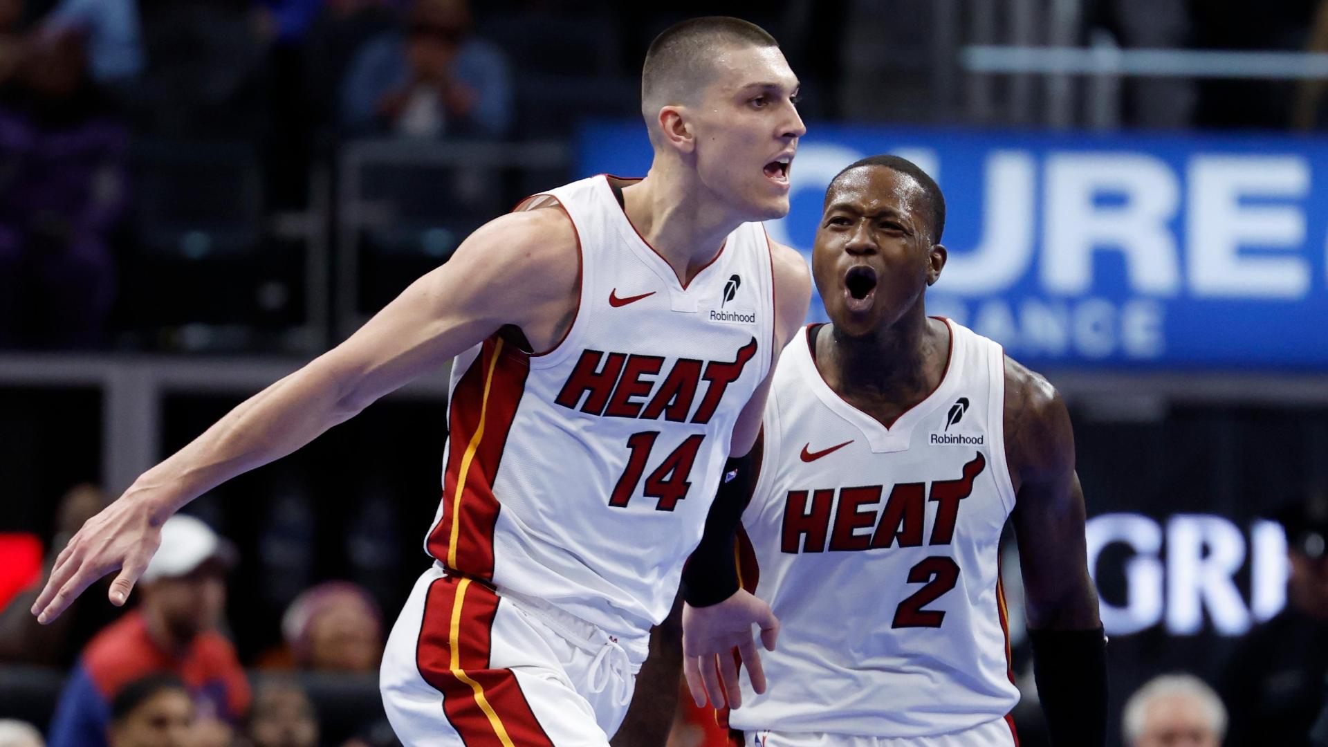 'This guy can't miss!' Tyler Herro's 3-point barrage helps Heat force OT