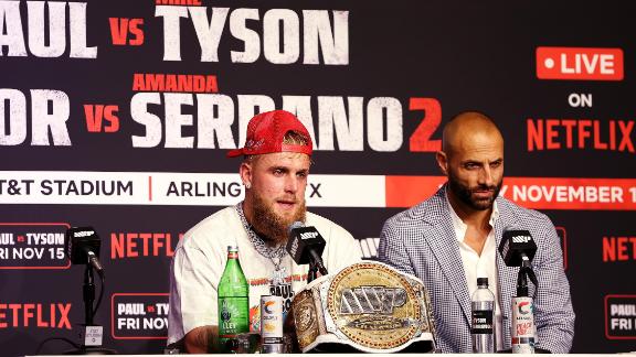 Jake Paul on fight with Mike Tyson: 'It's hard to make it exciting'
