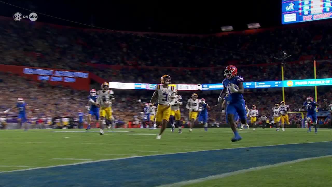 Jadan Baugh extends Florida's lead with 55-yard rushing TD