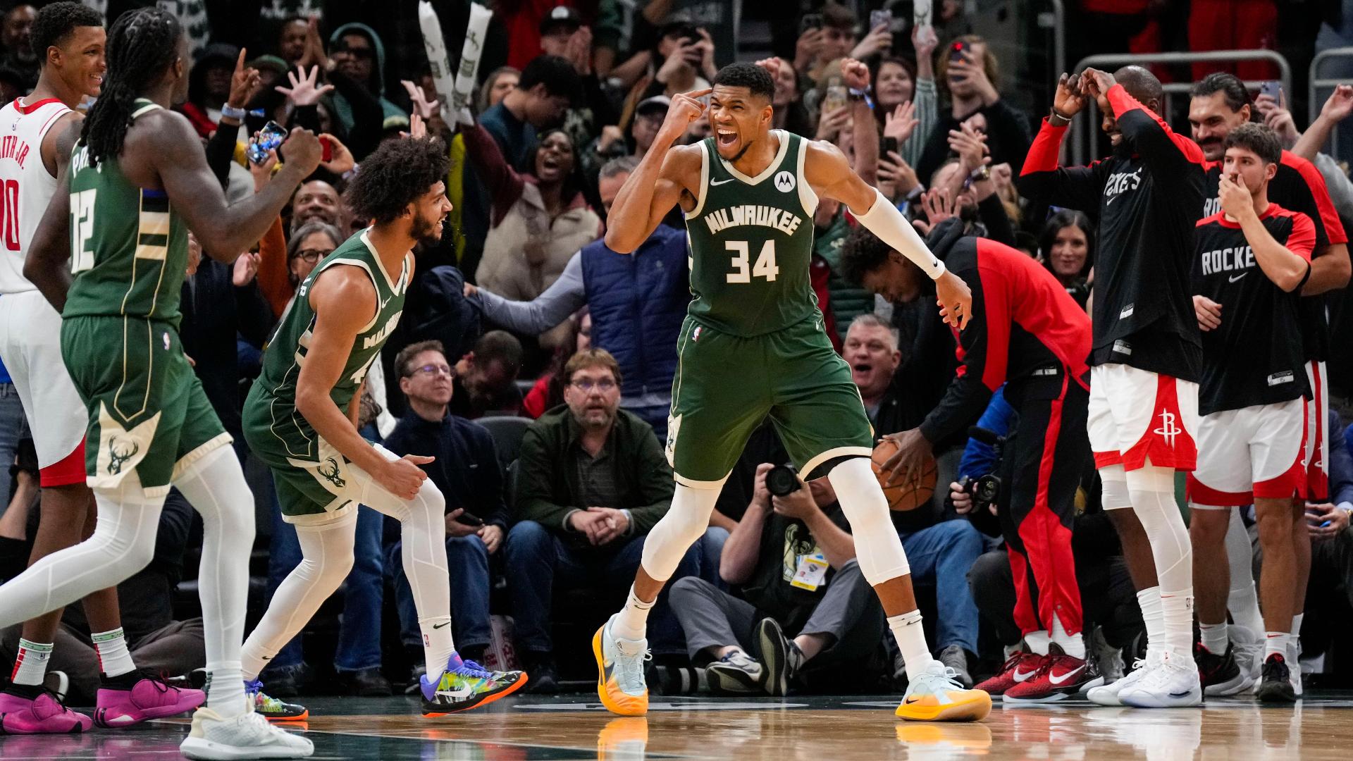 Bucks survive after Lillard's clutch layup, Rockets' botched inbounds