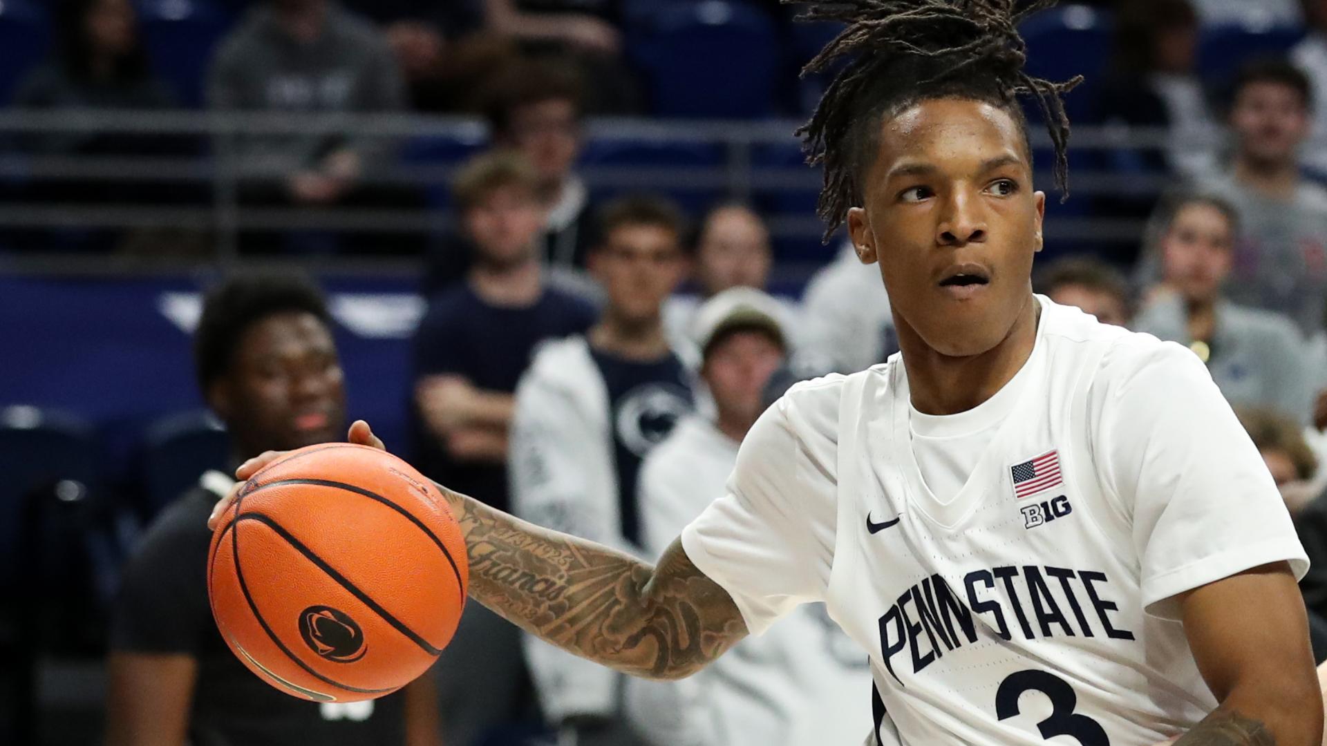 PSU's Nick Kern soars for electric windmill jam