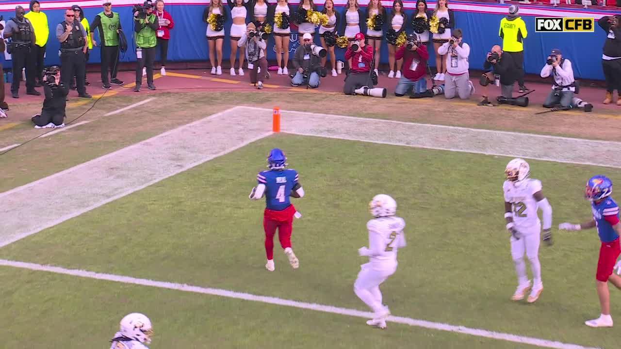 Devin Neal punches in 2nd TD of game for Kansas