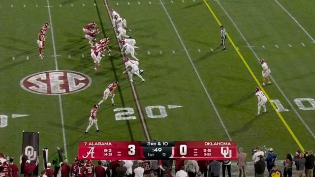 Oklahoma's trick play goes wrong