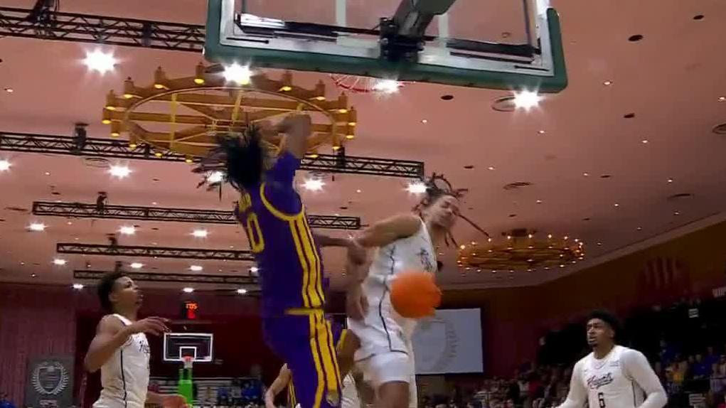 LSU throws down two incredible dunks in 3OT to punctuate win over UCF