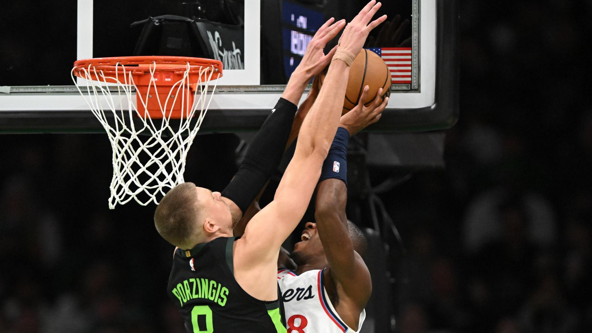 Porzingis marks return to Celtics with big-time stuff