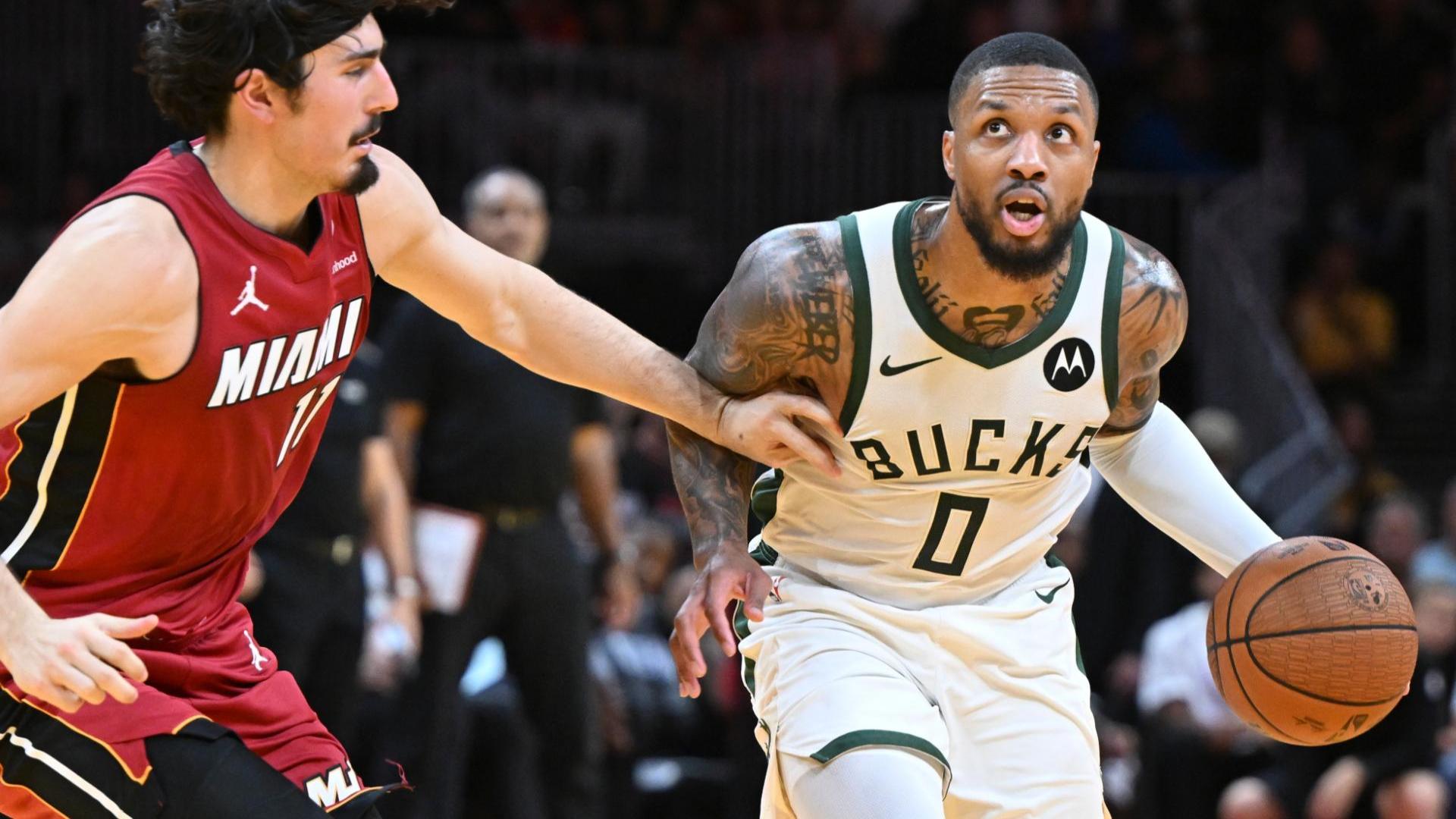 Dame drops 37 points with 8 treys in win over Heat