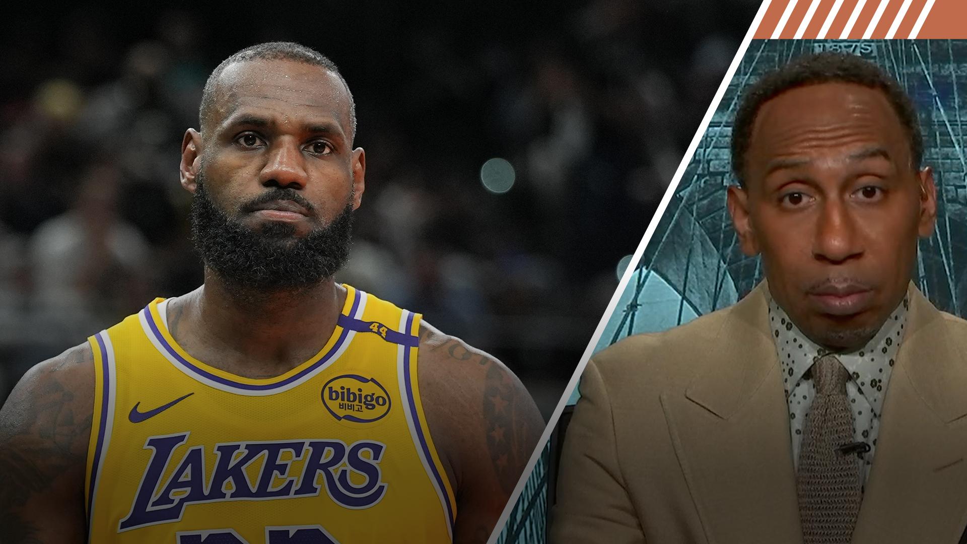 What are Stephen A.'s hesitations with the Lakers?