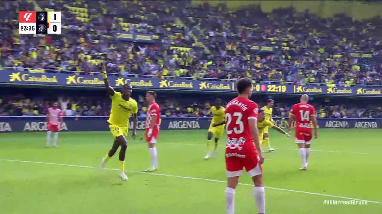 Thierno Barry gets on the scoresheet for Villarreal