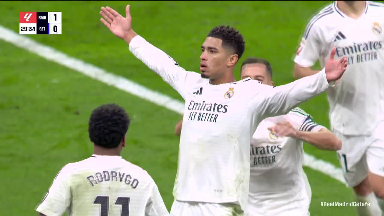 Bellingham's cheeky penalty puts Real Madrid ahead