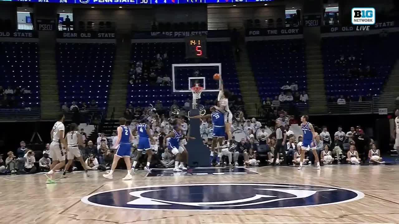 Penn State's Yanic Konan Niederhauser has a big-time poster dunk