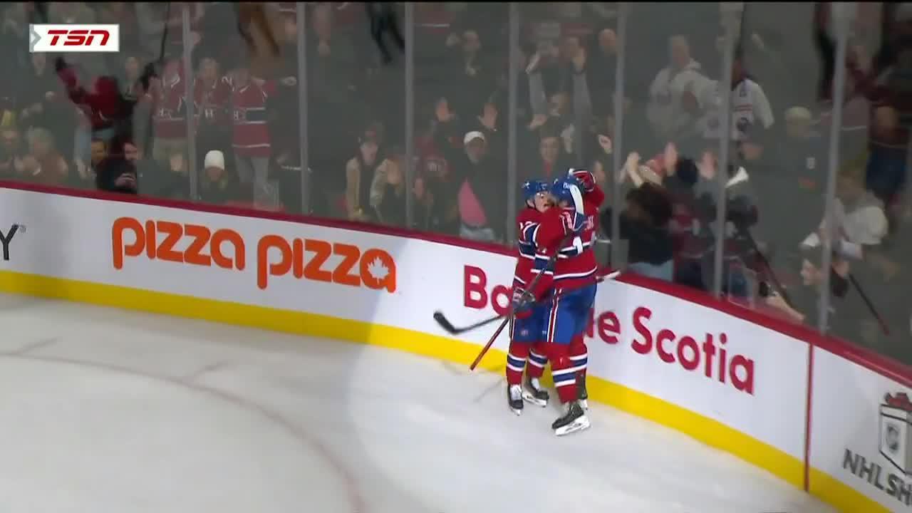 Nick Suzuki nets the goal to win it for the Canadiens in OT