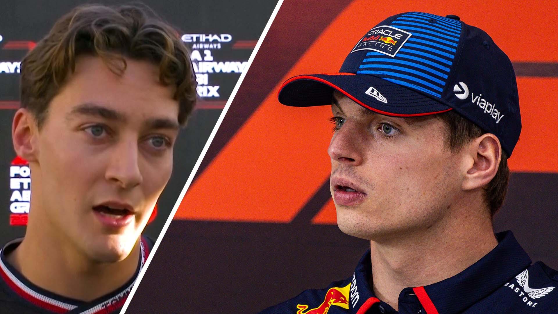 George Russell blasts 'bully' Max Verstappen