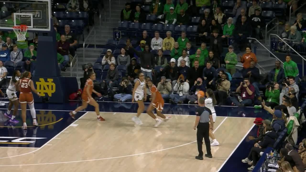 Sonia Citron's huge 3 extends Notre Dame's lead in OT