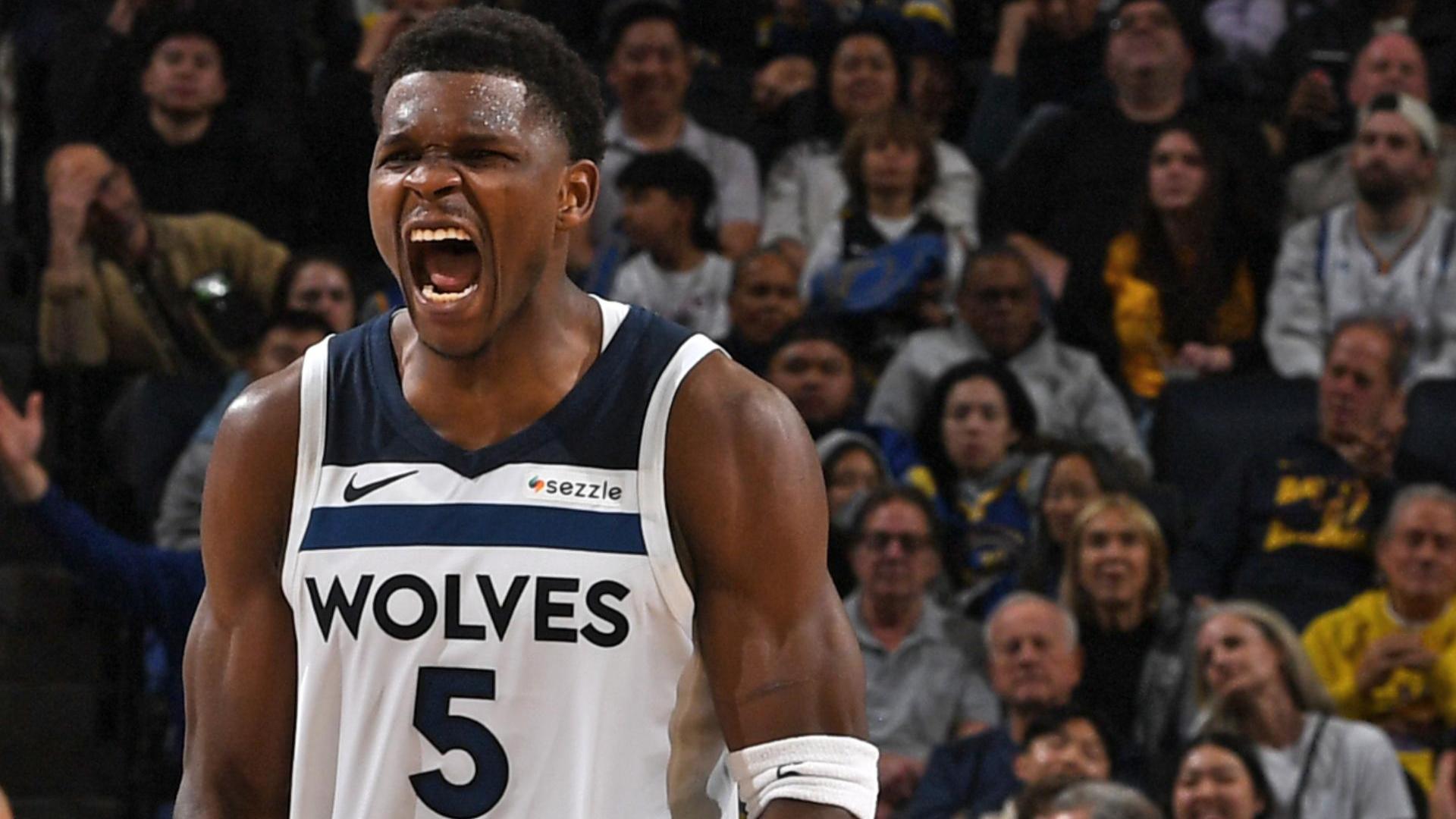 Ant drops 30 as Timberwolves roll past Warriors