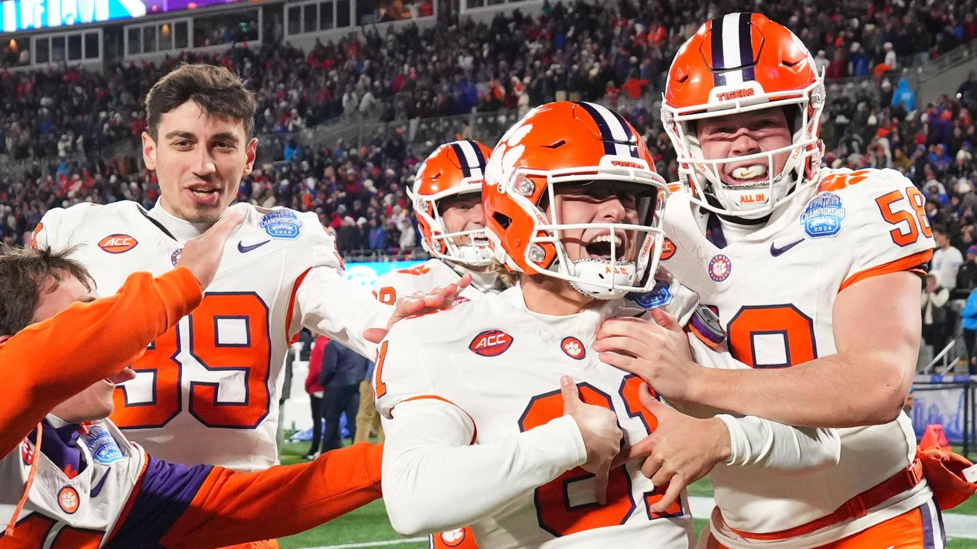 Clemson captures ACC title with walk-off 56-yard FG