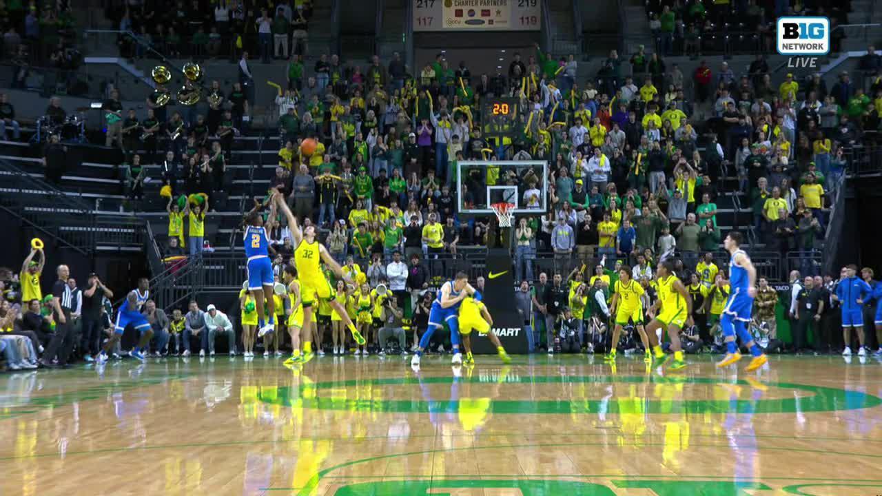 UCLA upsets No. 12 Oregon on wild buzzer-beating 3