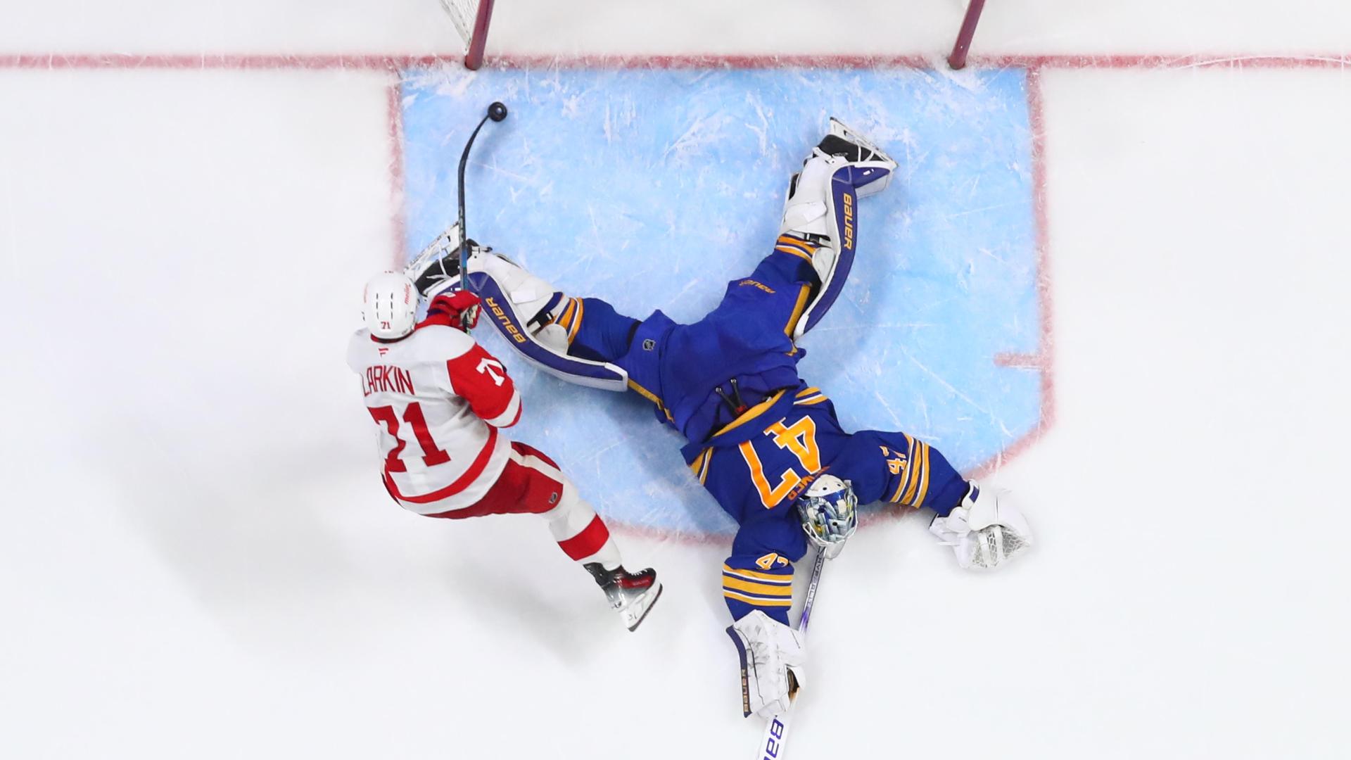 Larkin nets shootout winner to propel Red Wings past Sabres