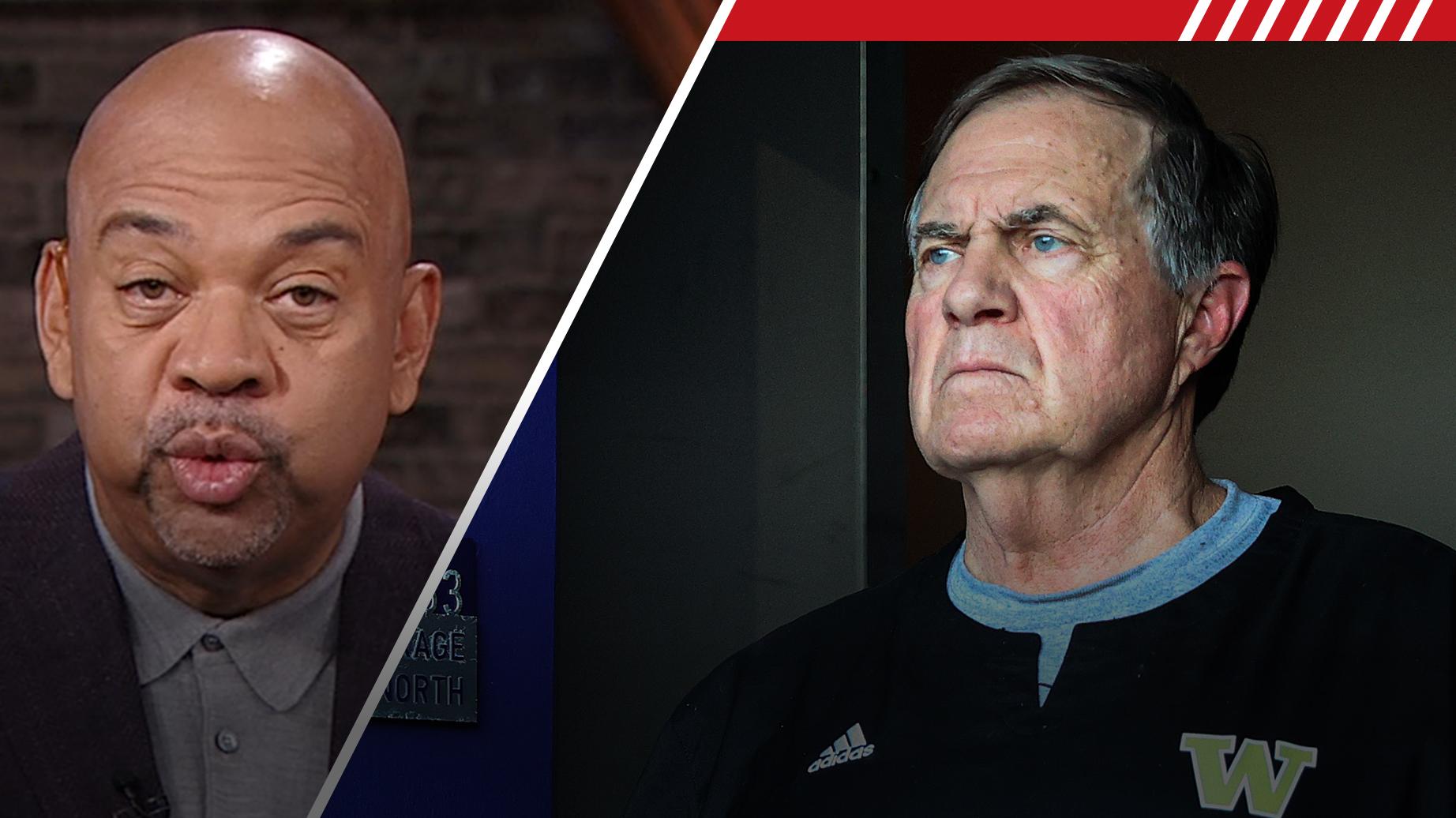 What will Bill Belichick have to adjust to in the college environment?
