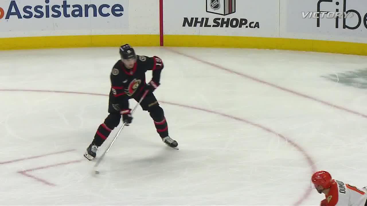 Drake Batherson's beautiful saucer pass sets up Brady Tkachuk goal