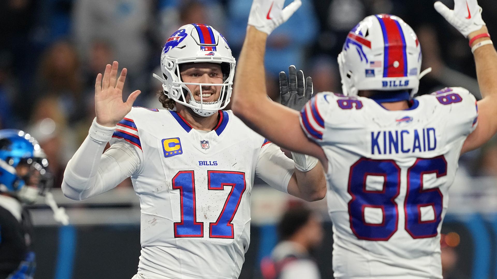 Josh Allen bolsters MVP case with 4 TDs vs. Lions