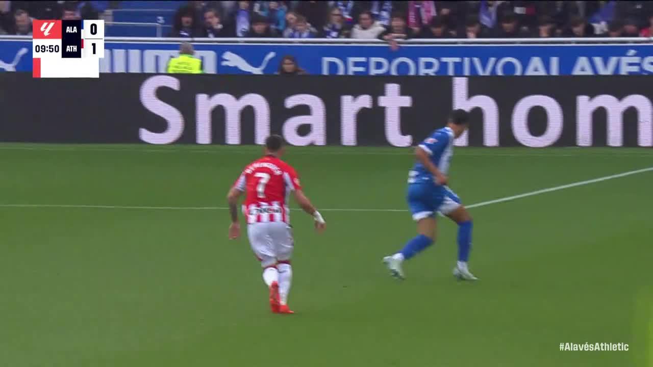 Unai Gómez scores goal for Athletic Club