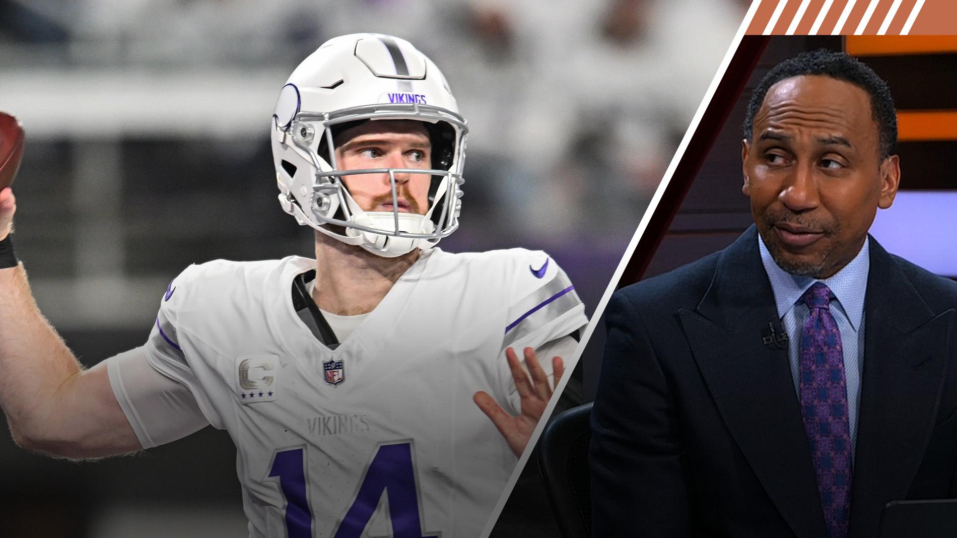 Why Stephen A. is tabbing Sam Darnold as Vikings' future QB