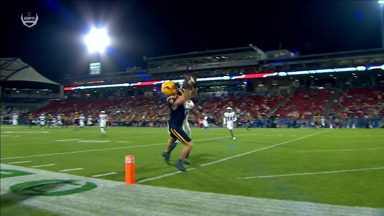 Hudson Clement hauls in unbelievable 33-yard WVU TD